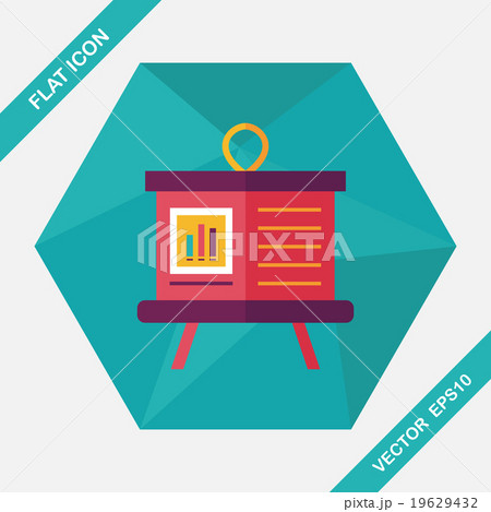 Board flat icon with long shadow,eps10 Board flat icon with long shadow,eps10 19629432