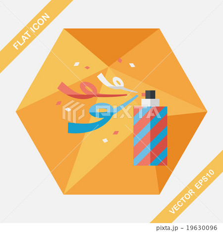 confetti flat icon with long shadow,eps10 confetti flat icon with long shadow,eps10 19630096