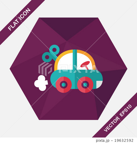 toy car flat icon with long shadow,eps10 toy car flat icon with long shadow,eps10 19632592