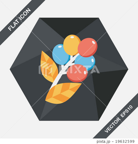 coffee fruit flat icon with long shadow,eps10 coffee fruit flat icon with long shadow,eps10 19632599