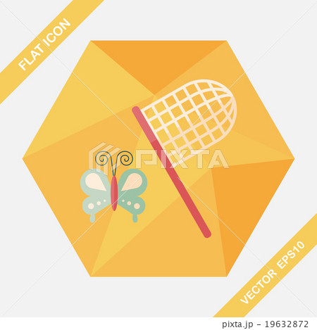 butterfly net flat icon with long shadow,eps10 butterfly net flat icon with long shadow,eps10 19632872