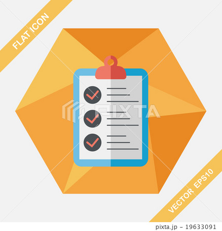 scoreboard flat icon with long shadow,eps10 19633091