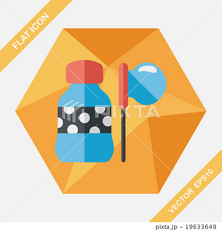 bubbles flat icon with long shadow,eps10 bubbles flat icon with long shadow,eps10 19633649