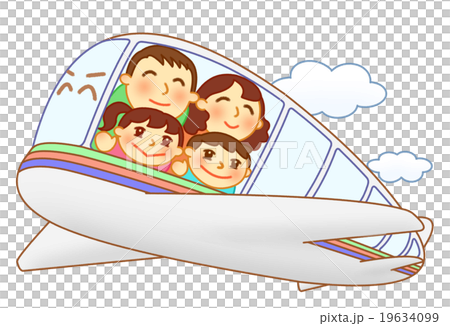 家族旅行（飛行機） 19634099