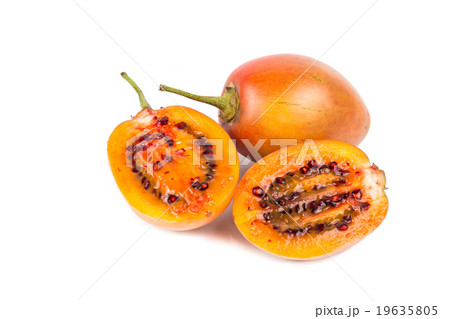 Sliced tamarillo fruits also known as tomato 19635805