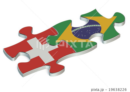 Brazil and Switzerland puzzles from flags Brazil and Switzerland puzzles from flags 19638226