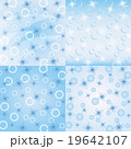 winter blue background with snowflakes 19642107