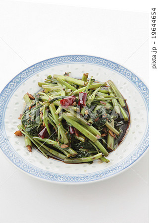 空芯菜炒め蛍焼き皿盛 19644654