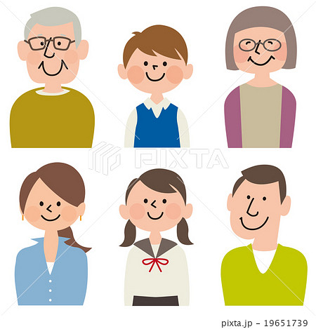 三世代家族6人セットC 19651739