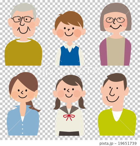 三世代家族6人セットC 19651739