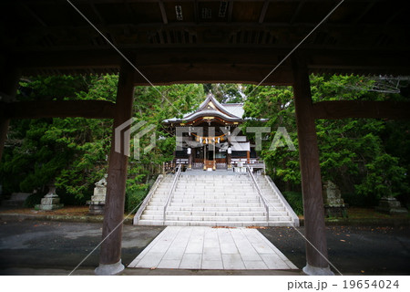 伊豆 下田八幡神社の写真素材