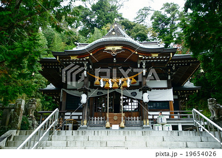 伊豆 下田八幡神社の写真素材