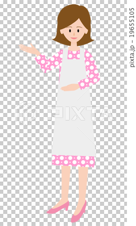 一個穿著圍裙的女人來指導你 一個穿著圍裙的女人來指導你 19655105