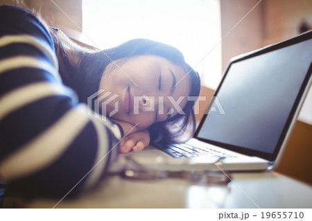 Sleeping student in lecture hall Sleeping student in lecture hall 19655710