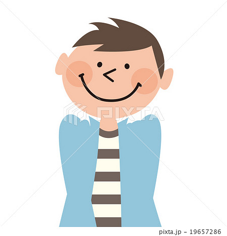 三世代家族バリエーション_子供上半身A2 三世代家族バリエーション_子供上半身A2 19657286