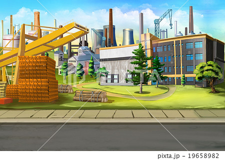 Industrial landscape. Industrial landscape. 19658982