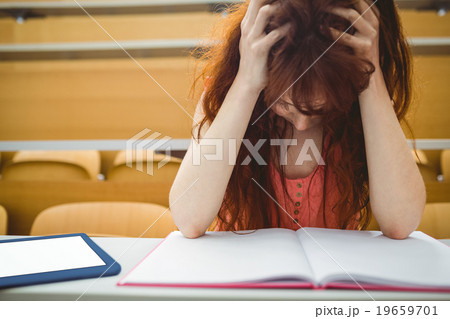Mature student in lecture hall 19659701