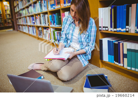 Mature student in the library 19660214