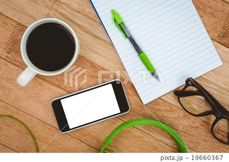 View of a business desk 19660367