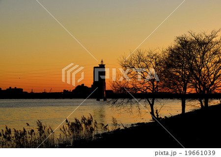 淀川夕景 19661039