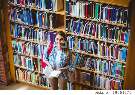 Mature student in the library Mature student in the library 19661279