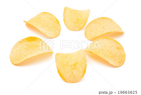 chips isolated chips isolated 19663625