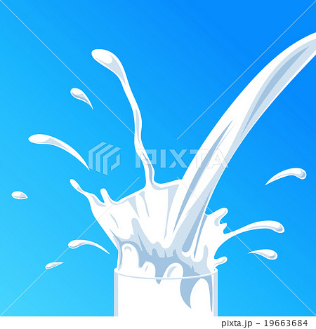 Milk Splash. Vector illustration. 19663684