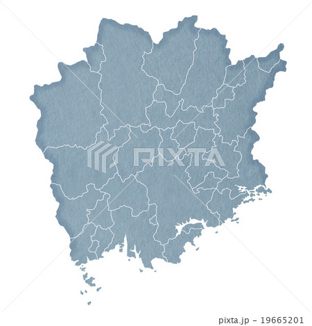 岡山県地図 岡山県地図 19665201