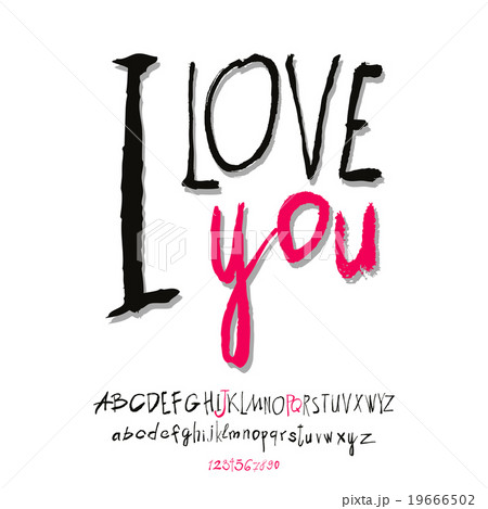 Ilove you hand lettering Ilove you hand lettering 19666502