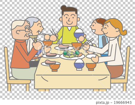 食卓のイラスト素材