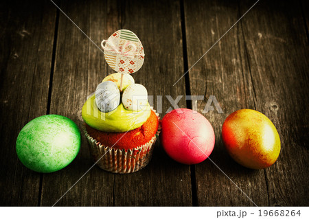 Easter homemade cupcake Easter homemade cupcake 19668264