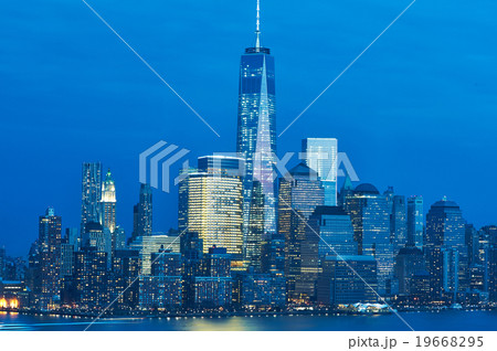New York City Manhattan skyline New York City Manhattan skyline 19668295
