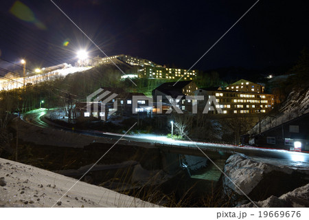 万座温泉 夜景 万座温泉 夜景 19669676