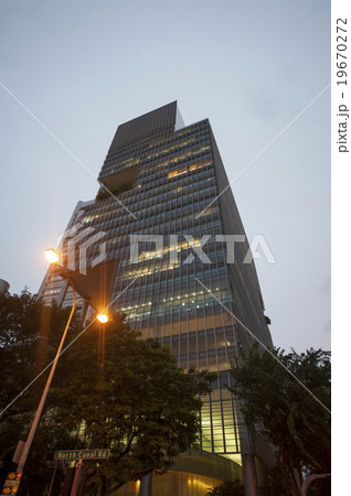 An architectural giant on a clear dusk. An architectural giant on a clear dusk. 19670272