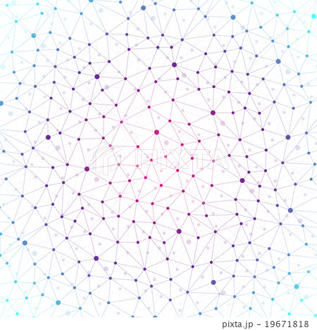 Colorful graphic background with connected line 19671818