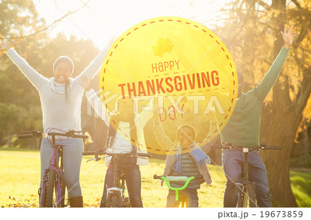 Composite image of happy thanksgiving 19673859