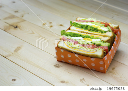 サンドイッチ　わんぱくサンド 19675028
