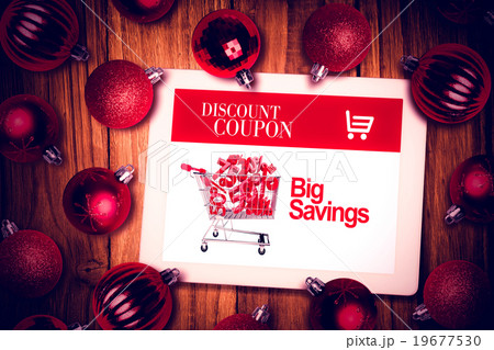 Composite image of tablet pc Composite image of tablet pc 19677530