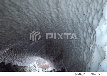 Snow ice cave chapel view 19679730