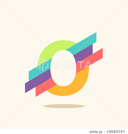 Letter O logo icon design template elementsのイラスト素材 [19680597] - PIXTA