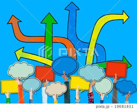 Directions Choice Change Change Decision Making Concept 19681831