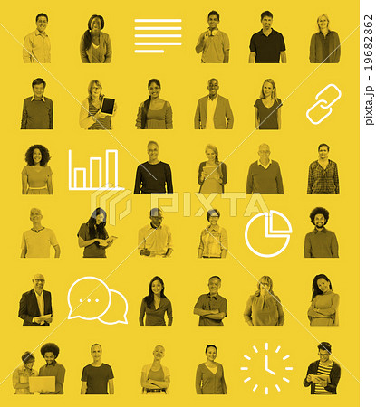 People Community Technology Connection Networking Concept 19682862