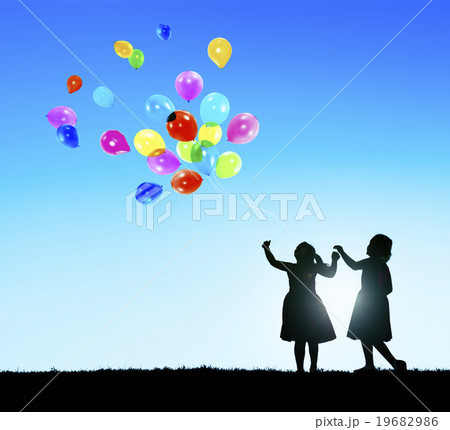 Balloon Children Child Childhood Cheerful Leisure Concept Balloon Children Child Childhood Cheerful Leisure Concept 19682986