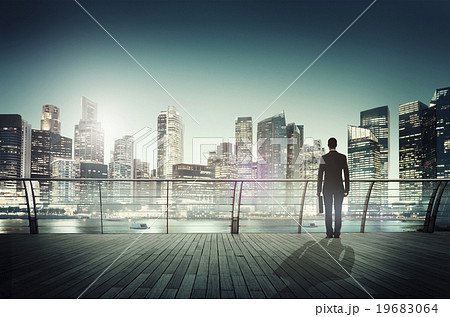Businessman Corporate Cityscape Urban Scene City Building Concep Businessman Corporate Cityscape Urban Scene City Building Concep 19683064