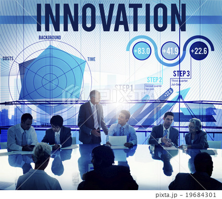 Innovation Ideas Mission Strategy Goals Concept 19684301