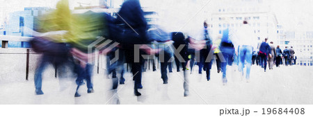 People Walking Commuter Busy Concept 19684408