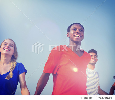 Diversity Teenagers Friendship Holding Hand Concept Diversity Teenagers Friendship Holding Hand Concept 19684684