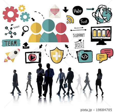 Team Share Support Trust Help Teamwork Togetherness Concept 19684705