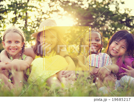 Copy Space Frame Summer Vacation Holiday Concept 19685217