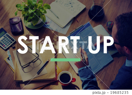 Startup Global Growth Success Plan Business Concept 19685235